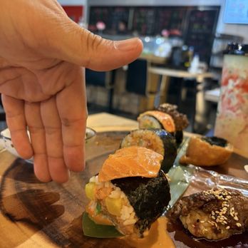 Cafe Remix - Sushi compared to hand - Cafes Near Me - Seattle, Washington Cafe Remix - Sushi compared to hand - Cafes Near Me - Seattle, Washington
