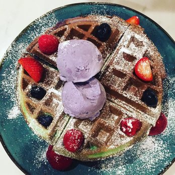 Bone Kettle - Stacked waffles dessert - Breakfast & Brunch Near Me - Pasadena, California Bone Kettle - Stacked waffles dessert - Breakfast & Brunch Near Me - Pasadena, California