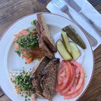 Lodge Bread - Sprouted Rye and Cured Fish Plate - Bakeries Near Me - Los Angeles, California