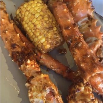 Crawfish Cafe - King Crab Legs  these were the best crab legs I've ever had and cheaper than trying to buy and cook them! Definitely recommend - Seafood Near Me - Houston, Texas