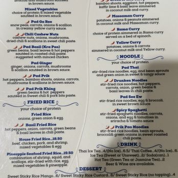 Thai Star Restaurant  - Menu - Thai Near Me - Norcross, Georgia