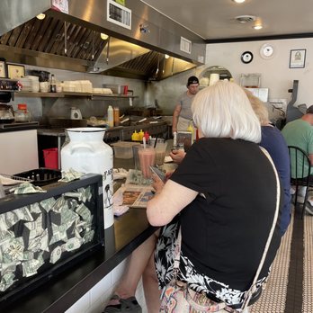 Mary Lou's Milk Bottle - Look at those shakes! - Burgers Near Me - Spokane, Washington