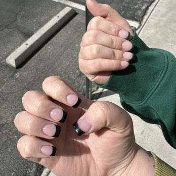 E Nails - My fiancé and I's nails! - Nail Salons Near Me - Las Vegas, Nevada