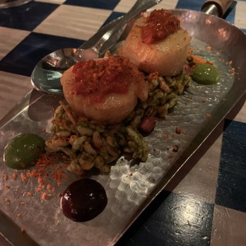 Jamavar - Scallops Bhel - Indian Near Me - Mayfair, XGL