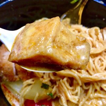 Eat Noodle - Delicious potato from my crispy curry chicken & noodles. Deliciously infused with all the meal's spices. Probably witchcraft. Meh... - Noodles Near Me - Bridgeport, Connecticut