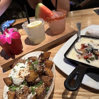 Palenque Kitchen - Quest fundido, papas bravas, margarita flight - Mexican Near Me - Riverside, California