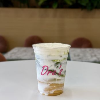 Dre's Cafe - Mango Lassi Matcha - Coffee & Tea Near Me - Los Angeles, California