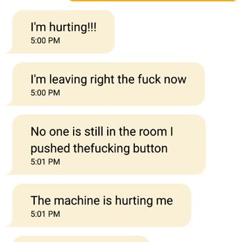 Mauricio Chiropractic Group - Text my boyfriend was sending me from inside the room asking for help because he was in such bad pain from their neglect!!!! - Chiropractors Near Me - Orlando, Florida Mauricio Chiropractic Group - Text my boyfriend was sending me from inside the room asking for help because he was in such bad pain from their neglect!!!! - Chiropractors Near Me - Orlando, Florida