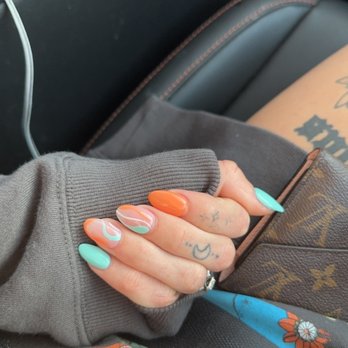 Canvas Nails & Spa - acrylic with gel - Nail Salons Near Me - Chandler, Arizona