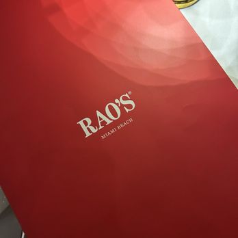 Rao's Miami Beach - Italian Near Me - Miami Beach, Florida Rao's Miami Beach - Italian Near Me - Miami Beach, Florida