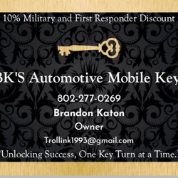 Bk’s Automotive Mobile Keys