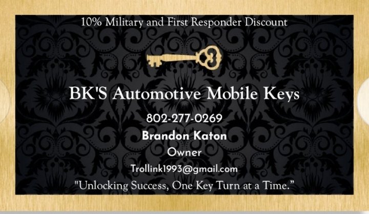 Bk’s Automotive Mobile Keys - veterans service organization in Winooski, VT
