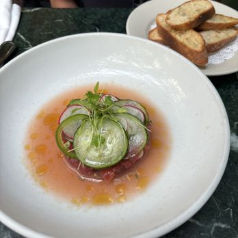 Juliette Restaurant - Tuna Tartare with baguette - Bars Near Me - Brooklyn, New York Juliette Restaurant - Tuna Tartare with baguette - Bars Near Me - Brooklyn, New York