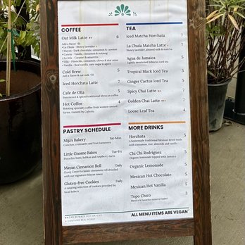 Plántate Café - Menu as of 01/20/2024 - Coffee & Tea Near Me - Burbank , California Plántate Café - Menu as of 01/20/2024 - Coffee & Tea Near Me - Burbank , California