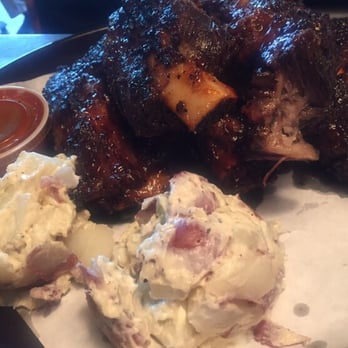Phil's BBQ - 5 Beefy Ribs with Potato Salad - Barbeque Near Me - Santee, California Phil's BBQ - 5 Beefy Ribs with Potato Salad - Barbeque Near Me - Santee, California