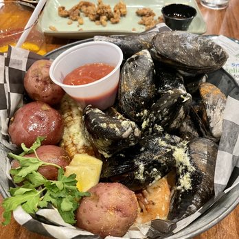 Phillips Seafood - Mussels & Shrimp Bucket - Seafood Near Me - Baltimore, Maryland