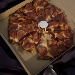 Pepperoni Medium Pizza and Mojos Pepperoni Medium Pizza and Mojos