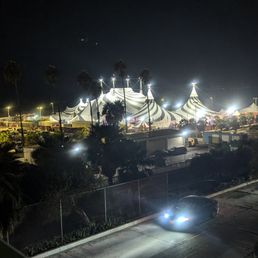 Beautiful big top Cirque Tent Santa Monica Pier