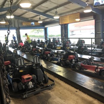 Adventure Landing - Employees only use 16 of the 30+ karts to service hour long line - Arcades Near Me - Dallas, Texas