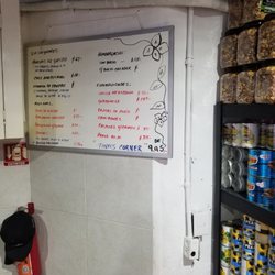 Mini-Super and Deli Amapas - Menu and prices. $145MX is steep for Gauc, but 50MX for the Pico is great. 1/16/2020