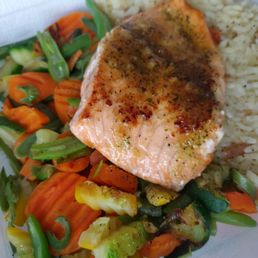Grilled salmon Grilled salmon