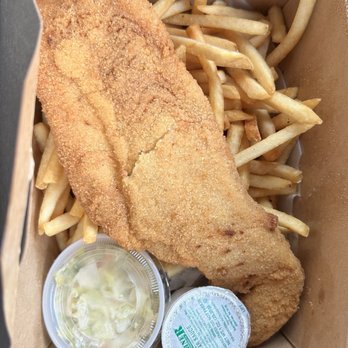 Tony & Son's Seafood - $10.00 fish lunch sans flavor. - Seafood Near Me - Oakville, Connecticut Tony & Son's Seafood - $10.00 fish lunch sans flavor. - Seafood Near Me - Oakville, Connecticut