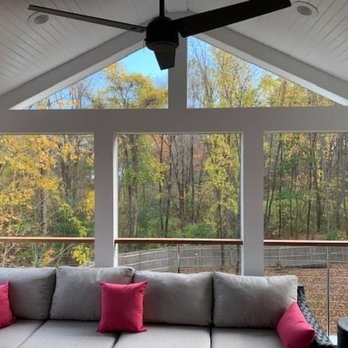 Nobleport Construction - a view of the woods from the screened porch - General Contractors Near Me - Newbury, Massachusetts