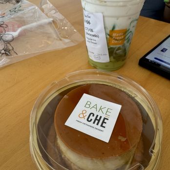 Bake & Che - B6 Signature Flan CheeseCake, C7) CB (Avocado) - Desserts Near Me - Westminster, California
