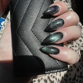 Nails Couture - Cateye nails in sun - Nail Salons Near Me - Roseville, California
