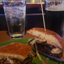 Mushroom Swiss Veg Black Bean Burger. 10 STARS! Mushroom Swiss Veg Black Bean Burger. 10 STARS!