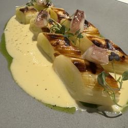 Braised Leeks with baby eel.