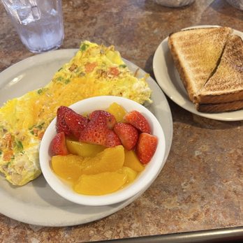 Capitol Pancake House - Garden Omelette with toast and fruit. This omelette gets 5 stars for sure. Very delicious and great portion size. - Breakfast & Brunch Near Me - Williamsburg, Virginia Capitol Pancake House - Garden Omelette with toast and fruit. This omelette gets 5 stars for sure. Very delicious and great portion size. - Breakfast & Brunch Near Me - Williamsburg, Virginia