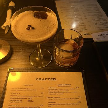 Crafted - Old Fashioned and Espresso Martini - New American Near Me - St. Louis, Missouri Crafted - Old Fashioned and Espresso Martini - New American Near Me - St. Louis, Missouri