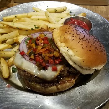 Eureka! - Bison burger with fries- so delicious!! - American Near Me - Berkeley, California Eureka! - Bison burger with fries- so delicious!! - American Near Me - Berkeley, California
