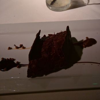 Parkway Grill - Bad lighting but a delicious cut of meat. Maybe Chateaubriand? - New American Near Me - Pasadena, California