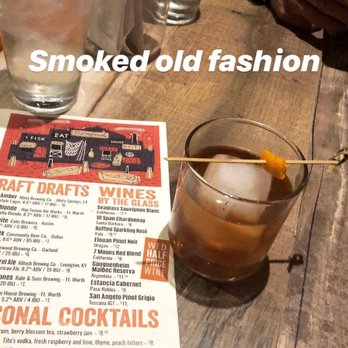 Tricky Fish - Smoked Old Fashion - Seafood Near Me - Fort Worth, Texas