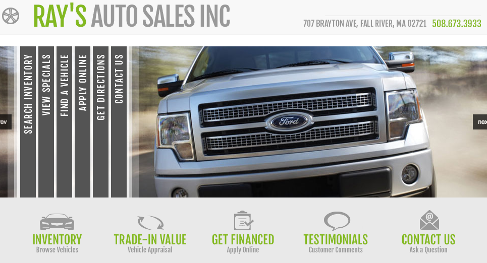 RAY’S AUTO SALES Updated September 2024 707 Brayton Ave, Fall River