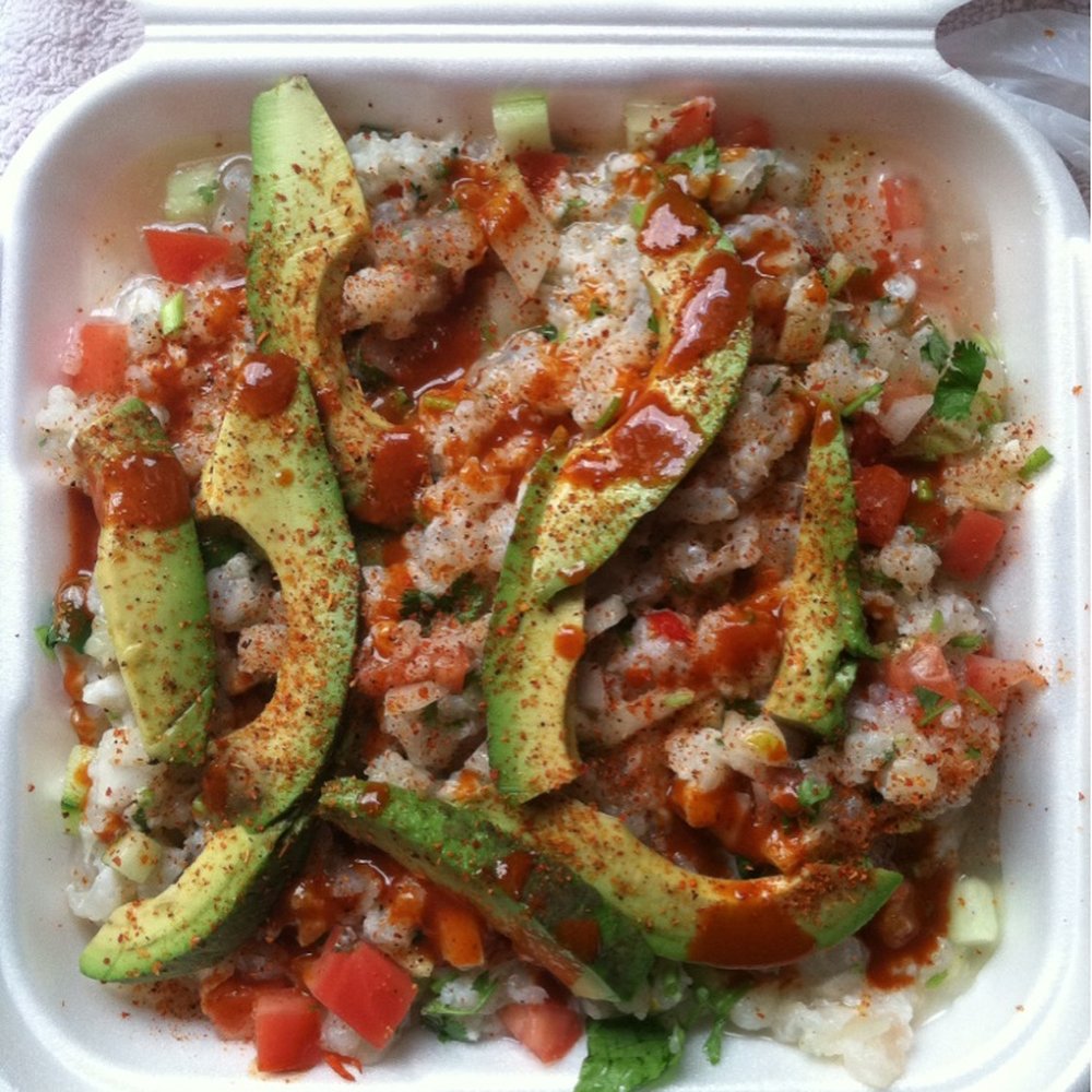 Mikasa - Worlds best ceviche! (Tapatio & Tajin added by me..I like it spicy!) - Mexican Near Me - Walnut, California