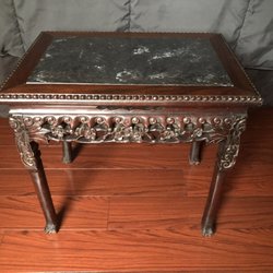 Top Fabricators - They replaced the top of this table for us. We love the look of the marble they helped us pick out.