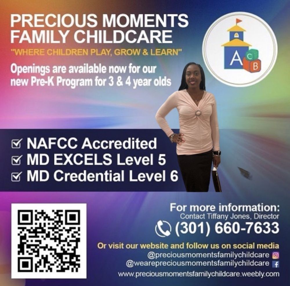 Precious Moments Family Childcare - childcare center in Potomac, MD