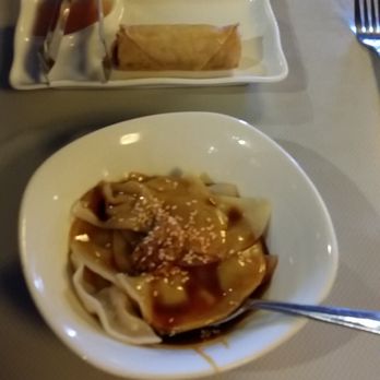 Sichuan Pepper - Dumplings in chili oil and spring roll - Szechuan Near Me - Vernon, Connecticut