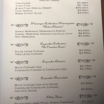 International Bakery Cuban Dulceria - Menu - Bakeries Near Me - Carrollton, Texas