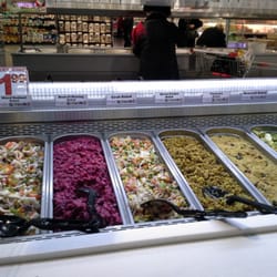 This salad bar looked quite fresh...and cheaper than Whole Foods!