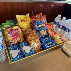 Vitalant Blood Donation- Granite Bay - There is a variety of snacks available after you are done.