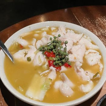 Antidote - Fish stew with fresh green peppercorn - Cocktail Bars Near Me - Brooklyn, New York