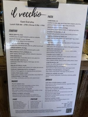 Menu photo 5 il vecchio Pacific Grove, CA Menu photo 5 il vecchio Pacific Grove, CA