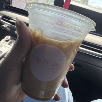 Thirsty Girl Coffee - Cookie butter latte less sugar almond milk - Coffee & Tea Near Me - Montclair, California