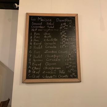 The Dumpling Hut - Photo of menu - Chinese Near Me - Montreal, Quebec The Dumpling Hut - Photo of menu - Chinese Near Me - Montreal, Quebec
