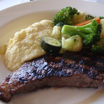 Scoma's Restaurant - Course 2: Broiled New York Steak - Seafood Near Me - San Francisco, California Scoma's Restaurant - Course 2: Broiled New York Steak - Seafood Near Me - San Francisco, California