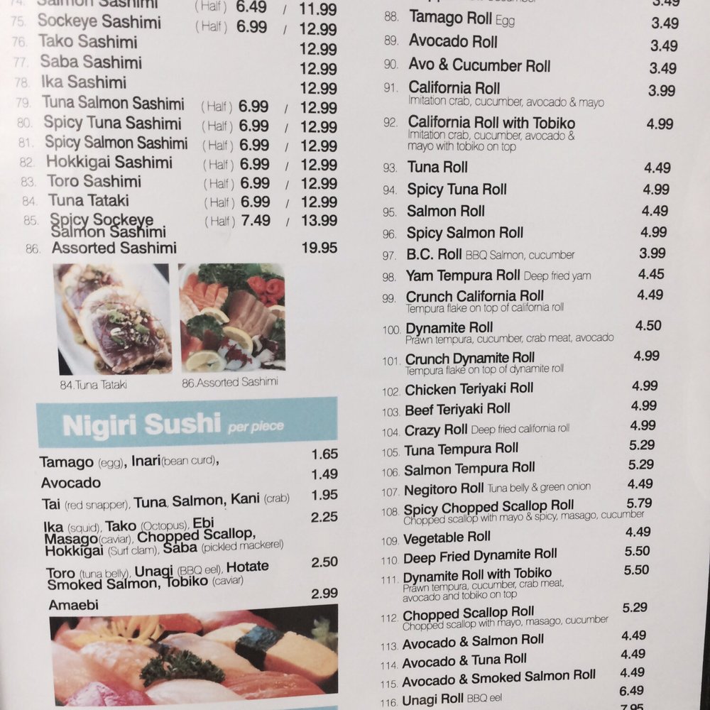 104 Sushi & Co - Japanese Near Me - Surrey, British Columbia 104 Sushi & Co - Japanese Near Me - Surrey, British Columbia